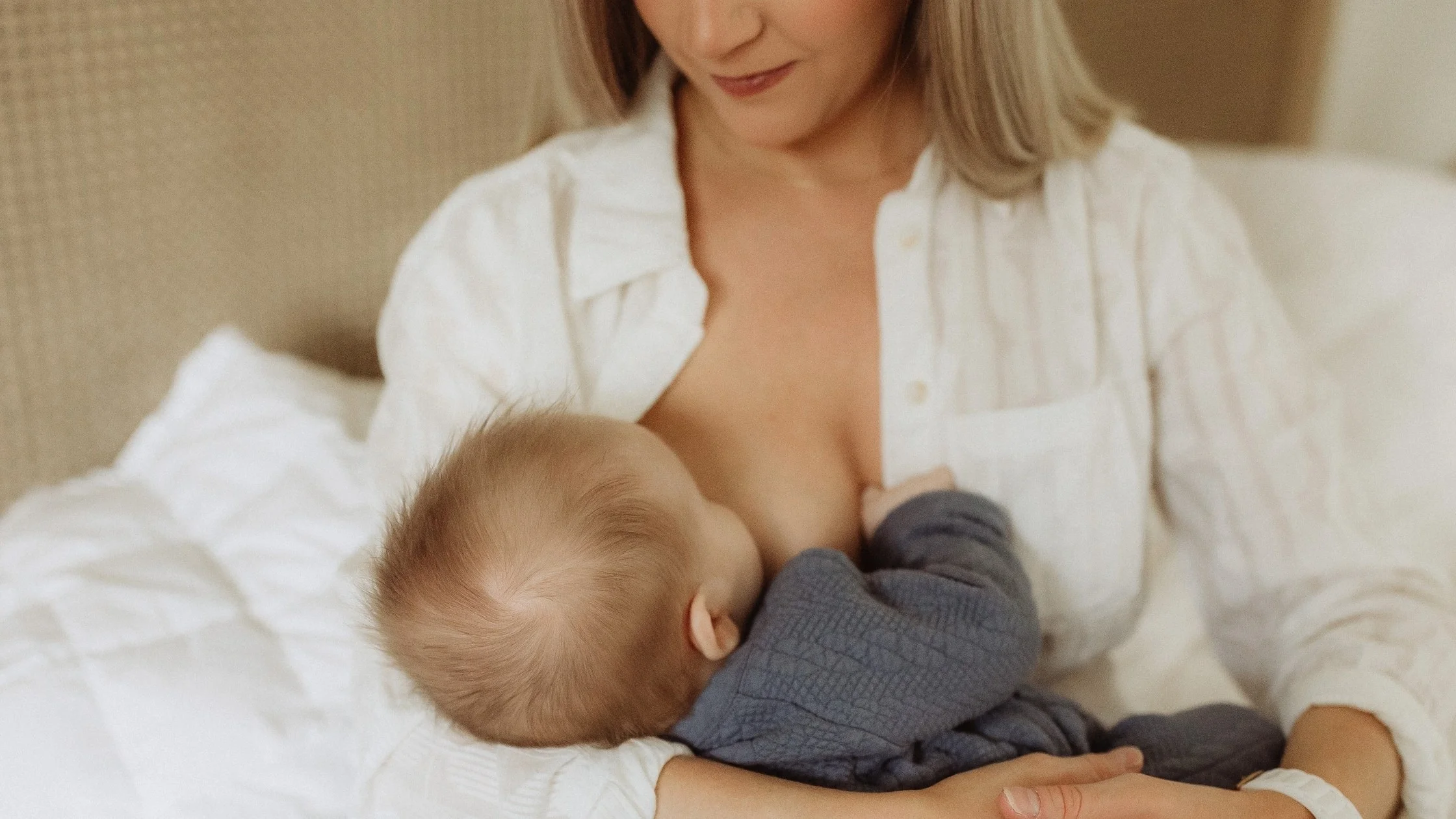 mother breastfeeding her baby